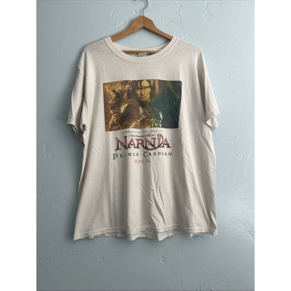 Rare Vintage The Chronicles of Narnia Prince Caspian Starz 2008 T Shirt Promo XL
